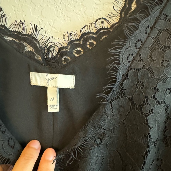 Joie Nikolina Mini Black Lace Dress - Picture 4 of 5